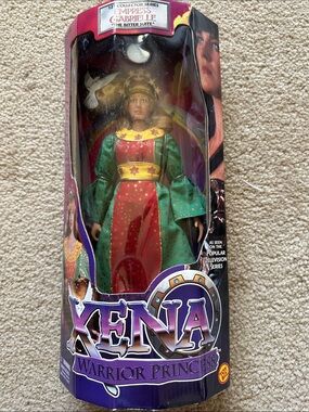 Vintage Xena Warrior Princess Empress Gabrielle Doll - Green & Red Outfit